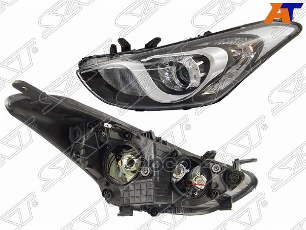 Фара Hyundai i30 11-17 (Слева/ Галоген/ Ручная регулировка) Sat арт. ST-221-1161L