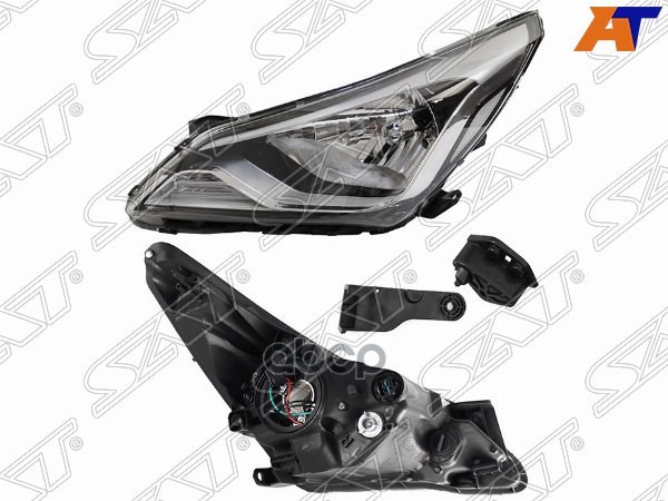 Фара Hyundai Solaris 14-17 (Слева/ Галоген/ под электрокорректор) Sat арт. ST-221-1166L