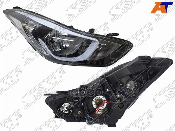 Фара Hyundai Elantra 13-16 (Справа/ Галоген/ под электрокорректор) Sat арт. ST-221-1181R