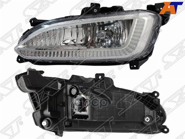 Фара противотуманная (Слева/ Без ДХО) Hyundai Santa Fe 12-15 / Grand Santa Fe 13-16 Sat арт. ST-221-2041L