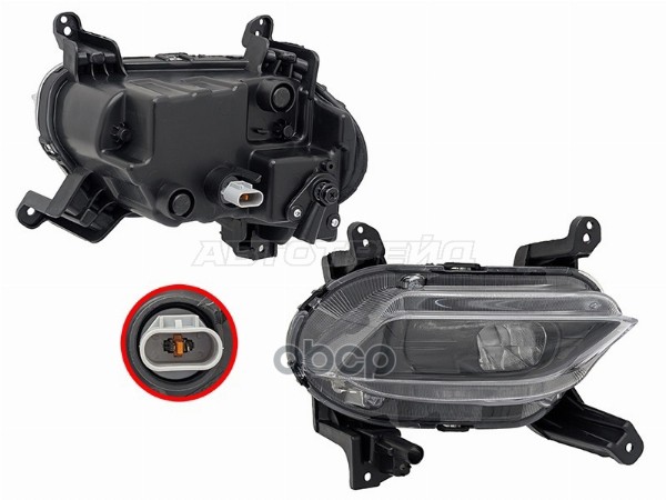 Фара противотуманная (Справа) Hyundai Santa Fe 18-21 Sat арт. ST-221-20F2R