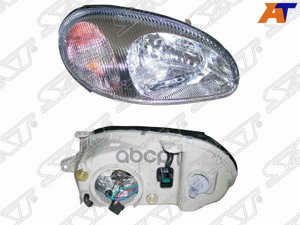 Фара Chevrolet Lanos 05-09 / Daewoo Lanos 97-08 (Справа/ Галоген/ Ручная регулировка) Sat арт. ST-222-1104R-LD