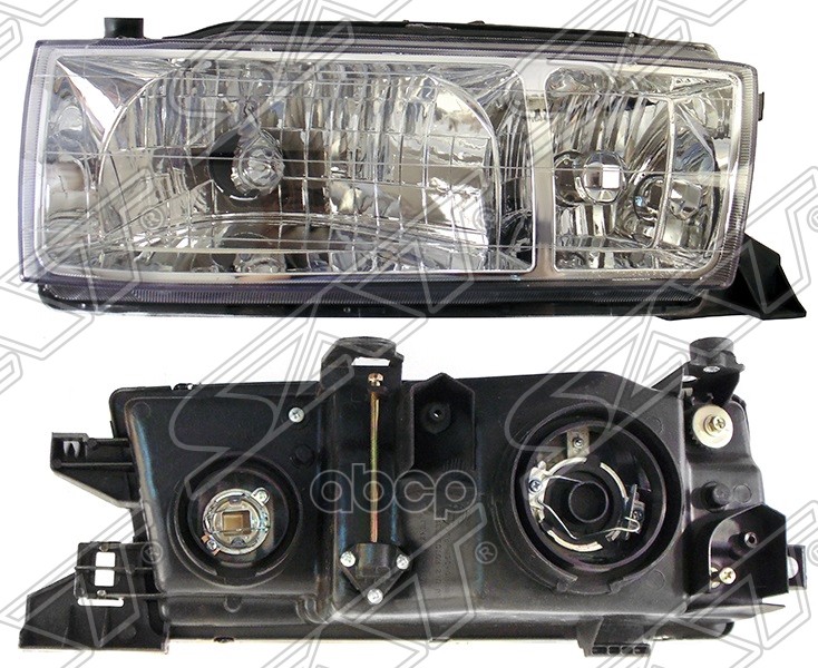Фара Toyota Cresta (X90) 92-96 (Справа/ Галоген/ Ручная регулировка/ Хром) Sat арт. ST-22-230CR