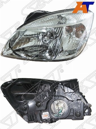 Фара Kia Rio 05-11 / Pride 05-09 (Слева/ Галоген/ Ручная регулировка) Sat арт. ST-223-1123L-LD-E