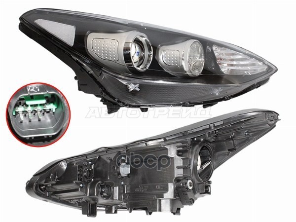 Фара Kia Sportage 15-19 (Справа/ Галоген/ С электрокорректором) Sat арт. ST-223-1162R-LEMN2