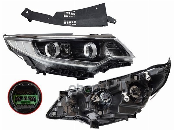 Фара Kia Optima 16-18 (Справа/ Галоген/ ДХО/ С электрокорректором/ GT) Sat арт. ST-223-1163R-MLDEM2