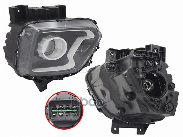 Фара Kia Soul 19-22 (Справа/ Галоген/ С электрокорректором) Sat арт. ST-223-1188R