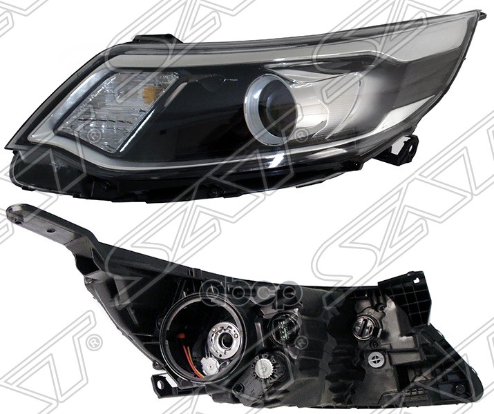 Фара Kia Rio 15-17 (Слева/ Галоген/ С электрокорректором/ Линза) Sat арт. ST-223-11R3L
