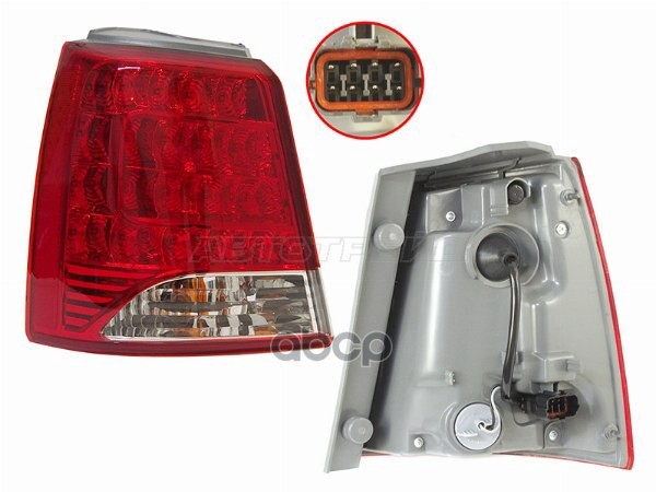 Фонарь задний Kia Sorento 09-13 (Слева/ LED) Sat арт. ST-223-1949L