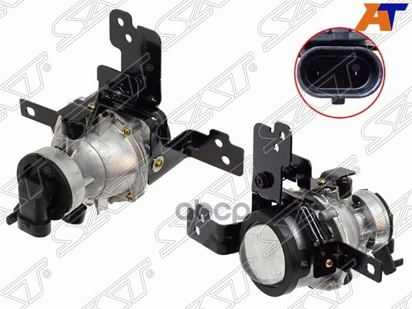 Фара противотуманная (Слева/ Линза) Kia Rio 20-22 / Solaris KRS 24- Sat арт. ST-223-20R20L