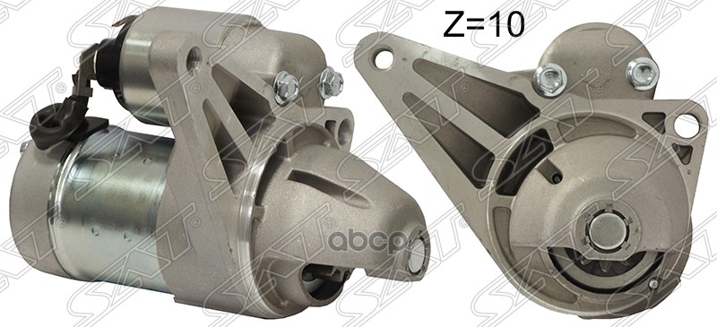 Стартер Nissan AD 99-08 / Primera 01-08 (1,2 kW/ Z=10/ (длинное ухо)) Sat арт. ST-23300-6N200N