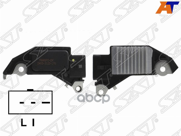 Реле-регулятор напряжения Chevrolet Lanos 05-09 / Daewoo Lanos 97-08 Sat арт. ST-235-0008