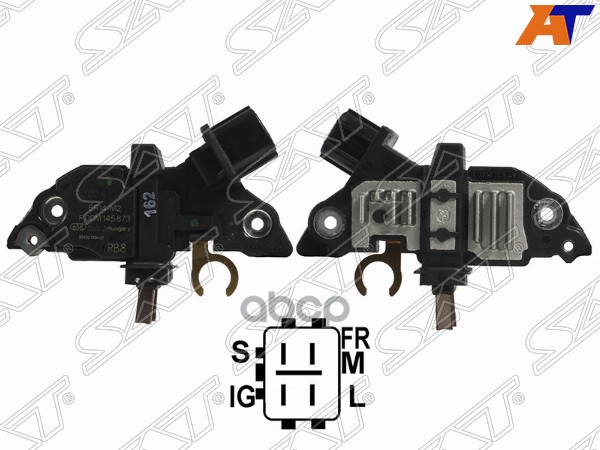 Реле-регулятор напряжения Toyota Avensis (T220,T250) 00-08 / Corolla 97-10 Sat арт. ST-235-0014