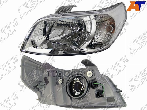 Фара Chevrolet Aveo 05-11 / Daewoo Gentra 05-11 (Слева/ под электрокорректор/ 5D HBK) Sat арт. ST-235-1105L-MLD-EM