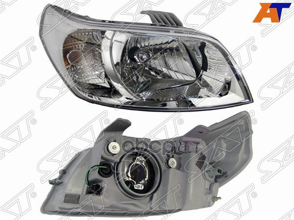 Фара Chevrolet Aveo 05-11 / Daewoo Gentra 05-11 (Справа/ Ручная регулировка/ 5D HBK) Sat арт. ST-235-1105R-LD-EN