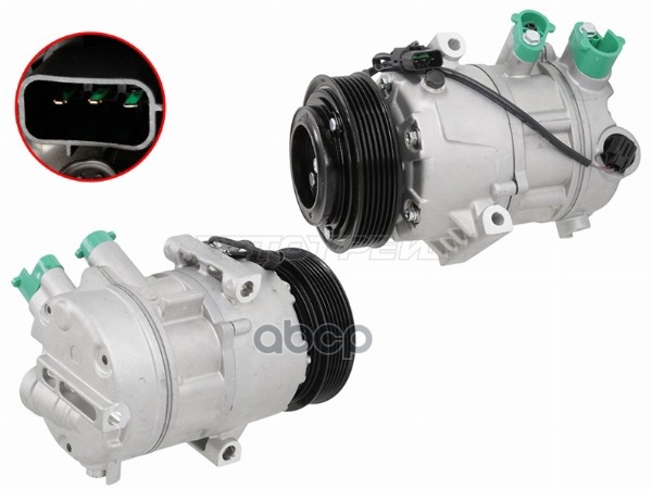 Компрессор кондиционера Hyundai Tucson 18-21 / Kia Sportage 18-22 Sat арт. ST-245-0065