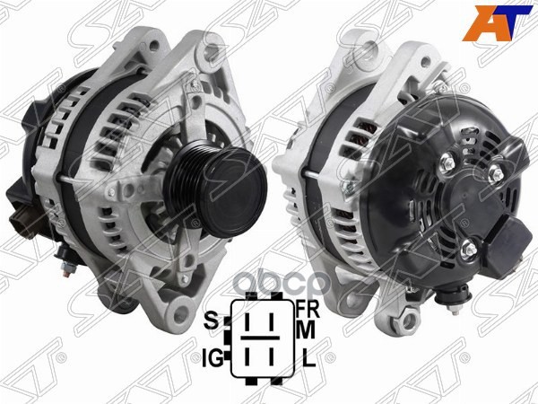 Генератор Toyota Highlander/Kluger Asu50 13-/Venza 08-12 2Grfe Sat арт. ST-27060-0P241N