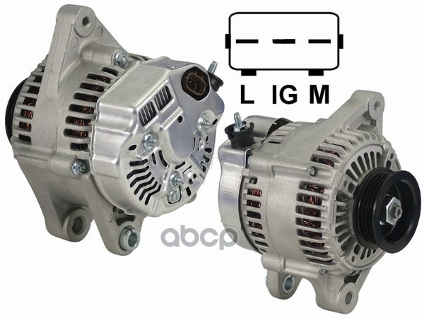 Генератор TOYOTA PLATZ/VITZ/YARIS 99-05 1/2NZ 12V 90A(4 ручейка) Sat арт. ST-27060-23020