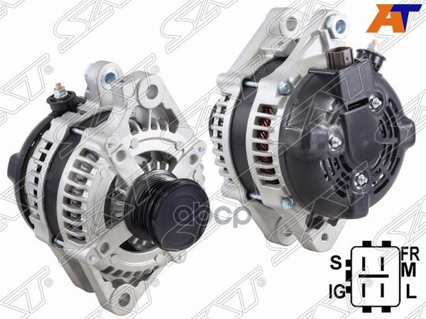 Генератор TOYOTA CAMRY 3.5 06-11/RAV4/HIGHLANDER 3.5 10-/LEXUS GS300 3.0/3.5 09- 12V 100A Sat арт. ST-27060-31071N