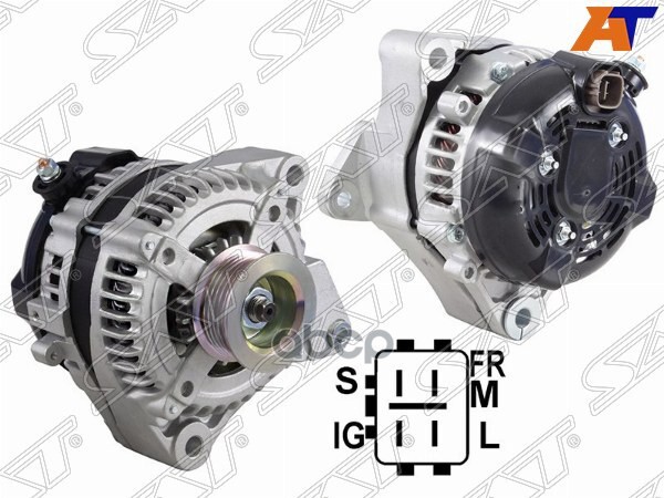 Генератор TOYOTA TUNDRA 07-/LAND CRUISER 06-/LEXUS GX470 03-/LX470 4.7 12V 130A 06- Sat арт. ST-27060-50360N