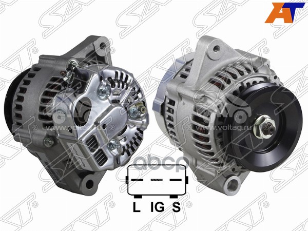 Генератор Toyota Caldina (T190) 92-02 / Corolla 91-02 Sat арт. ST-27060-64130