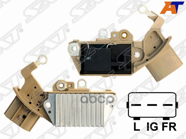 Реле-регулятор напряжения Toyota Corolla (E120) 00-07 / Corolla Fielder 00-06 Sat арт. ST-27700-21020