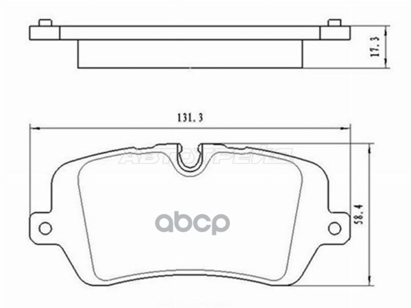Колодки тормозные (Сзади) Land Rover Discovery 16-20 / Range Rover 12-22 Sat арт. ST-28-0160