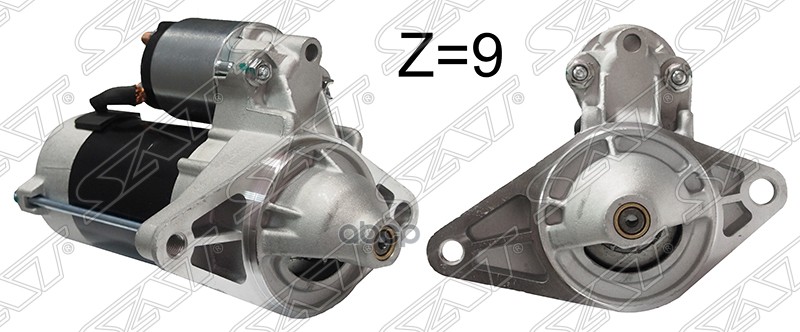 Стартер Toyota Ractis 05-10 / Vitz 99-10 (1 kW/ Z=9/ (восстановленный)) Sat арт. ST-28100-23030