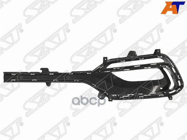 Решетка в бампер Hyundai Santa Fe 15-19 (Слева/ Под ПТФ) Sat арт. ST-30-0032