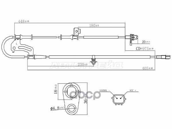 Датчик ABS FR HYUNDAI CRETA 16-21 LH Sat арт. ST-31-0088
