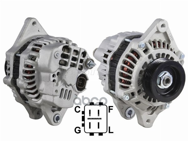 Генератор HONDA FIT/JAZZ/CIVIC/MOBILIO 1.3/1.5 02- L13A/L15A 12V 80A Sat арт. ST-31100-RSH-004