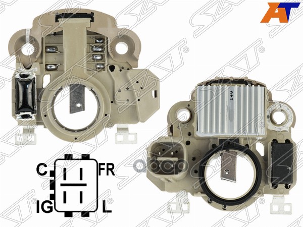 Реле-регулятор напряжения генератора HONDA FIT GD 1/2 L13A/CIVIC L13A7 06-/JAZZ L13A 06-/SUZUKI GRAN Sat арт. ST-31150-RSH-004