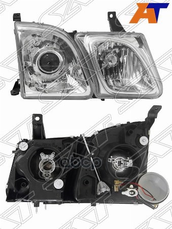 Фара Lexus LX 98-07 (Справа/ Ксенон/Галоген/ Ручная регулировка) Sat арт. ST-312-1100CR