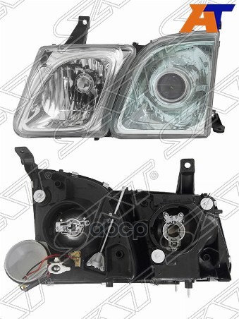 Фара Lexus LX 98-07 (Слева/ Ксенон/Галоген/ Ручная регулировка/ Зелёный оттенок) Sat арт. ST-312-1100L