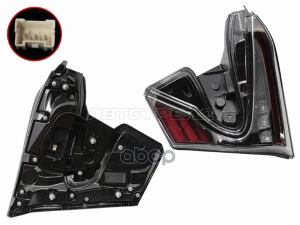 Фонарь в крышку багажника Toyota C-HR 16-19 (Справа/ LED) Sat арт. ST-312-CH16LDR