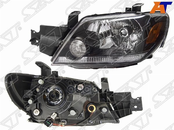 Фара MITSUBISHI OUTLANDER/AIRTREK 01-04 LH цельная ST3141101L Sat арт. ST3141101L