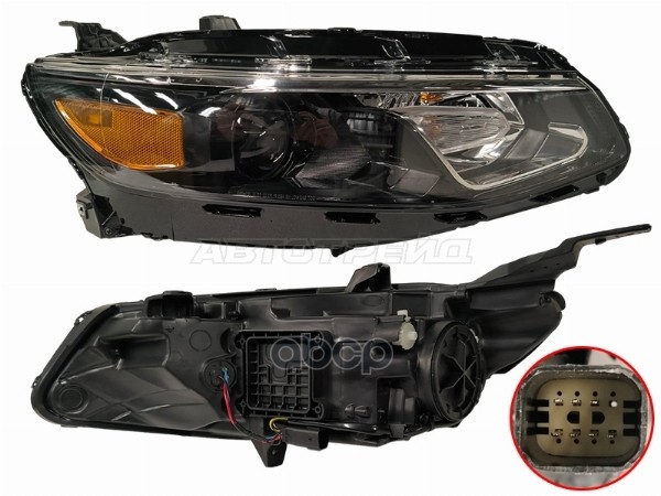 Фара Chevrolet Malibu 15-18 (Справа/ Галоген/ Ручная регулировка) Sat арт. ST-335-11M9R