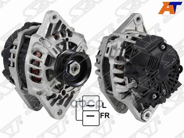Генератор Hyundai Elantra 06-16 / Solaris 10-17 (G4FA/G4FC/G4FD/GRFG/D4FB 12V 90A) Sat арт. ST-37300-2B400