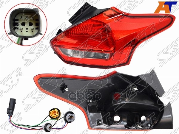 Фонарь задний Ford Focus 14-19 (Справа/ 3/5D HBK) Sat арт. ST-431-19D2R-UE