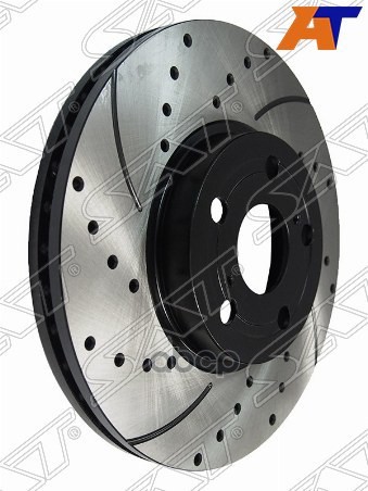 Комплект дисков тормозных передний перфорированные TOYOTA AVENSIS 1.6/1.8/2.0, AZT250, ZZT25#, HTWC Sat арт. ST-43512-05040PF