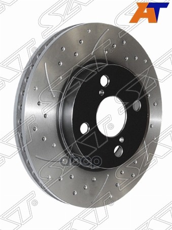Диски тормозные(комплект 2шт) Toyota Corolla (E150,E120) 00-13 / Corolla Fielder 00-06 Sat арт. ST-43512-12620PF