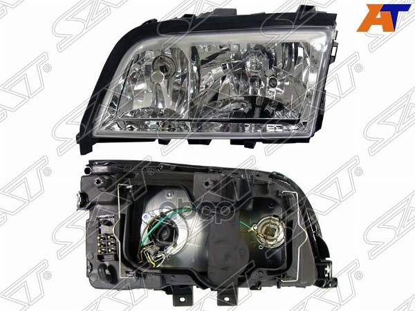 Фара Mercedes-Benz C-Class 93-97 (Слева/ Хром) Sat арт. ST-440-1107CL