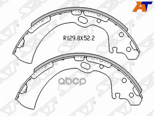 Колодки тормозные барабанные Nissan NV350 Caravan 12- / Pathfinder 95-04 Sat арт. ST-44060-28N25