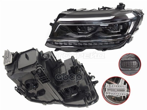Фара VW TIGUAN 16-21 LH LED Sat арт. ST44111ATMLLEAMD2