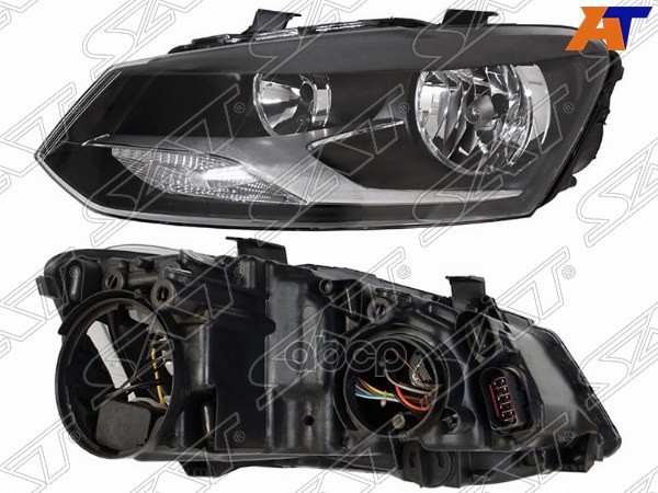 Фара Volkswagen Polo 09-20 (Слева/ С электрокорректором) Sat арт. ST-441-11D6L