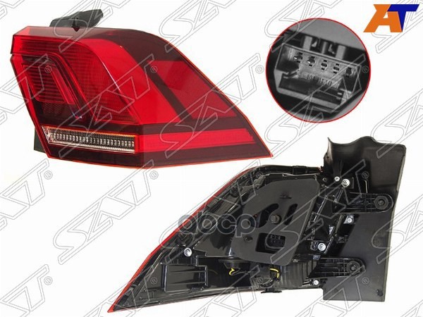 Фонарь задний Volkswagen Tiguan 16-21 (Справа/ LED) Sat арт. ST-441-19AMR-WE