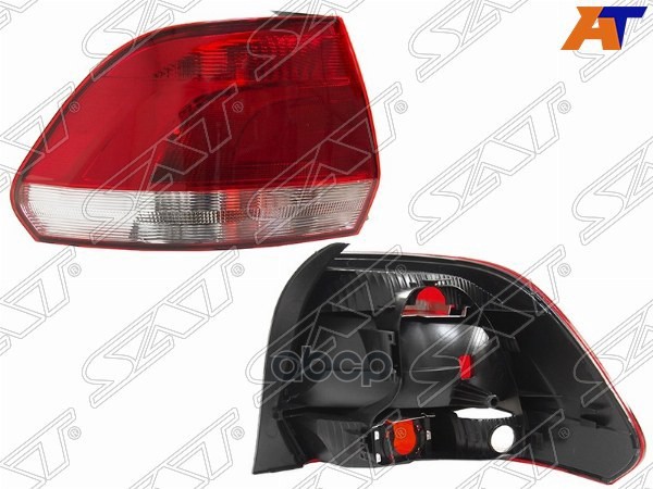 Фонарь задний Volkswagen Polo 09-15 (Слева/ 4D SED) Sat арт. ST-441-19D1L