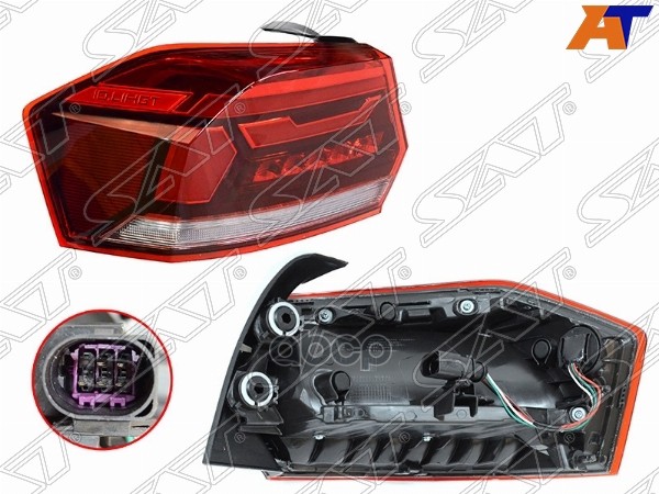 Фонарь задний Volkswagen Polo 20-22 (Слева) Sat арт. ST-441-20D1L