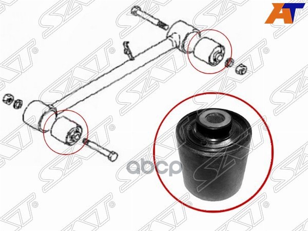 Сайлентблок рычага Suzuki Escudo 97-05 / Grand Vitara 97-05 Sat арт. ST-46213-65D01