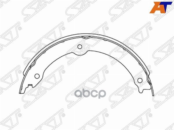 Колодки тормозные барабанные (Сзади/ Стояночный тормоз/ Комплект) Toyota Land Cruiser (J200) 07-21 / Sat арт. ST-46530-34010